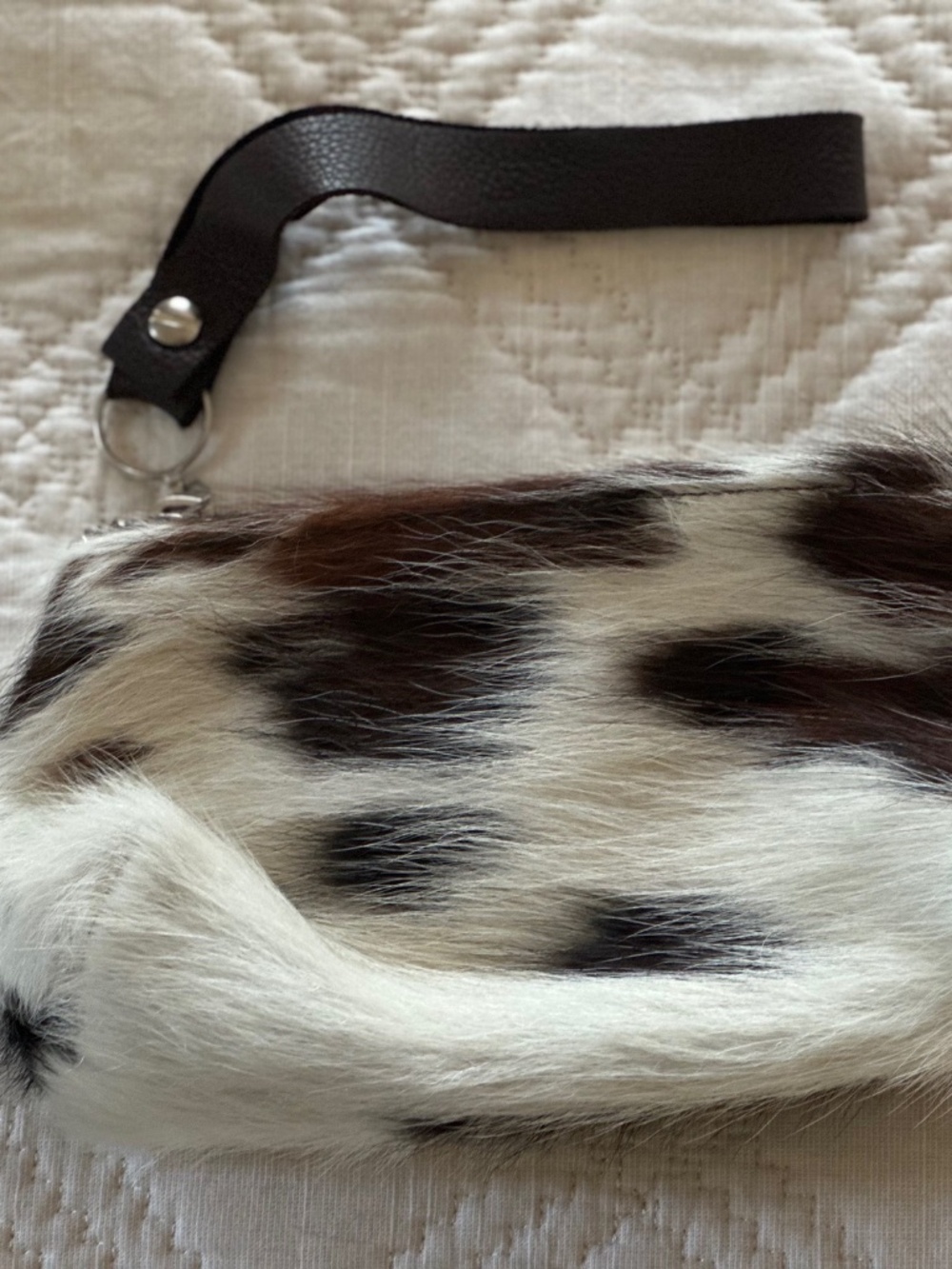 Small Cowhide Clutch or Makeup Bag! One of a Kind. Lynn Tallerico Handbags!!! - Picture 4 of 4